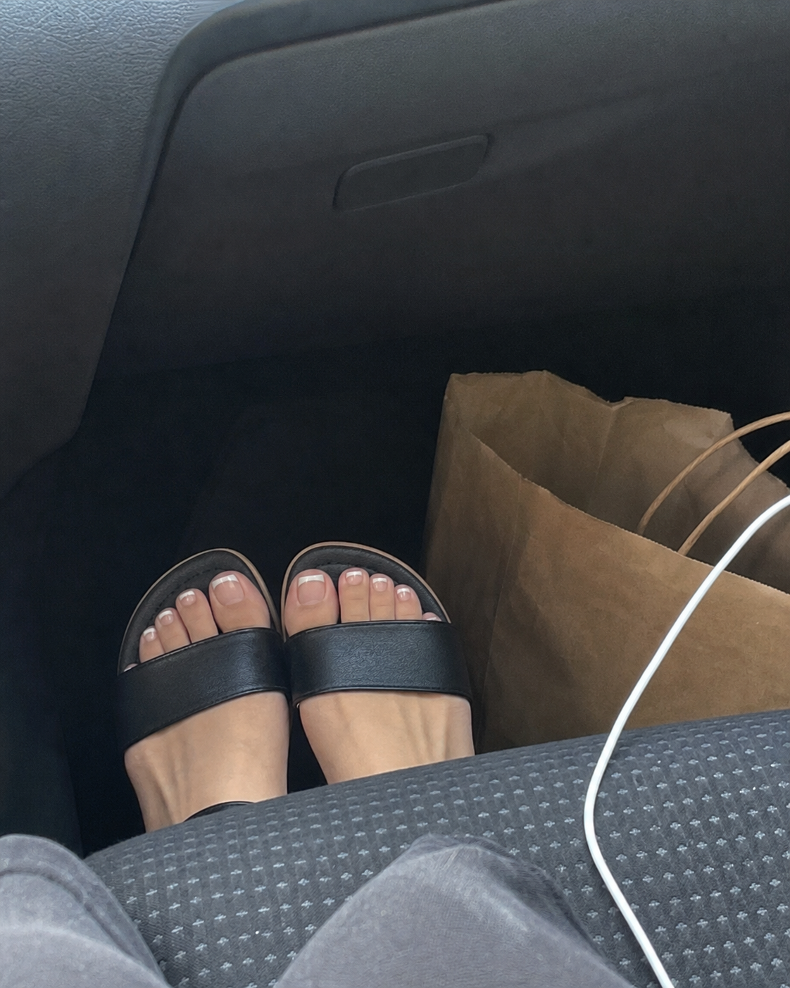 Car passenger French nail photo
